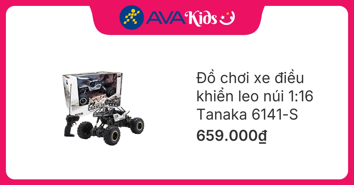 Đồ chơi xe điều khiển leo núi 1:16 Tanaka 6141-S