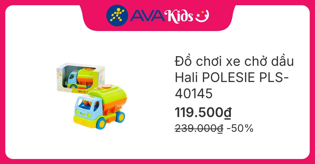 Đồ chơi xe chở dầu Hali POLESIE PLS-40145