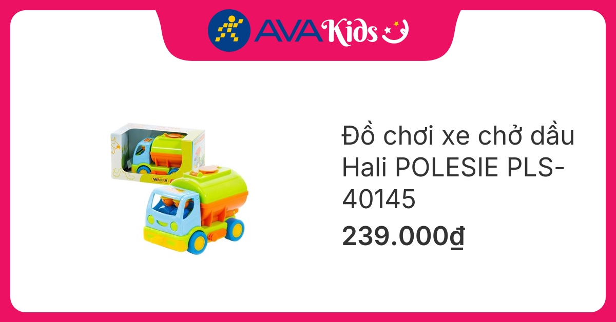 Đồ chơi xe chở dầu Hali POLESIE PLS-40145
