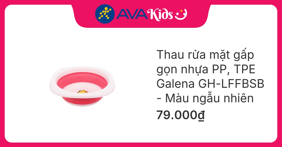 Thau rửa mặt gấp gọn Galena GH-LFFBSB - Màu ngẫu nhiên