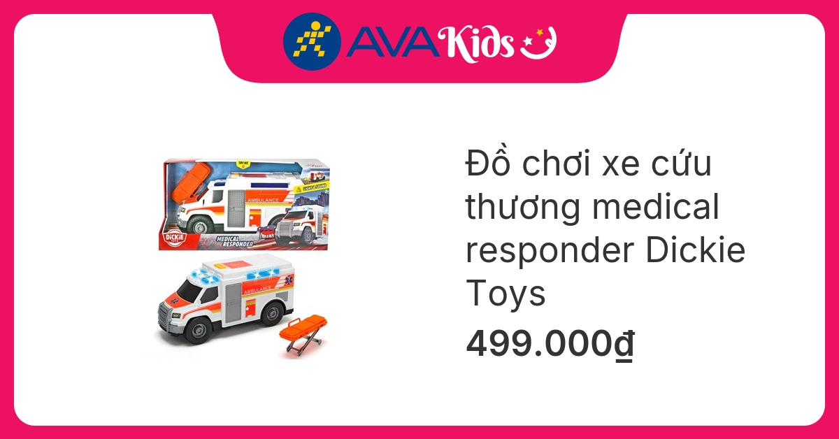 Đồ chơi xe cứu thương dickie toys medical responder Simba hover