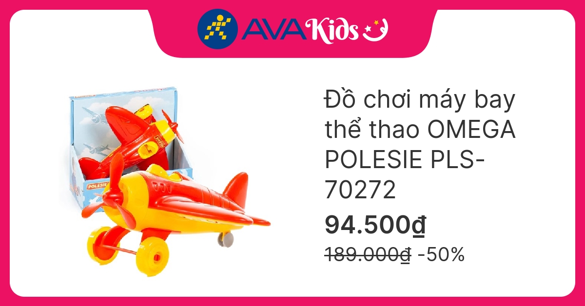 Đồ chơi máy bay thể thao OMEGA POLESIE PLS-70272 – Màu ngẫu nhiên hover