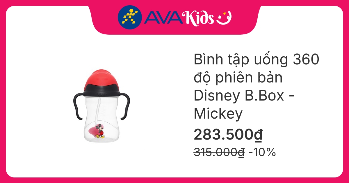 Bình tập uống 360 độ phiên bản Disney B.Box DIS_SC_MK 240 ml - Mickey (từ 6 tháng)