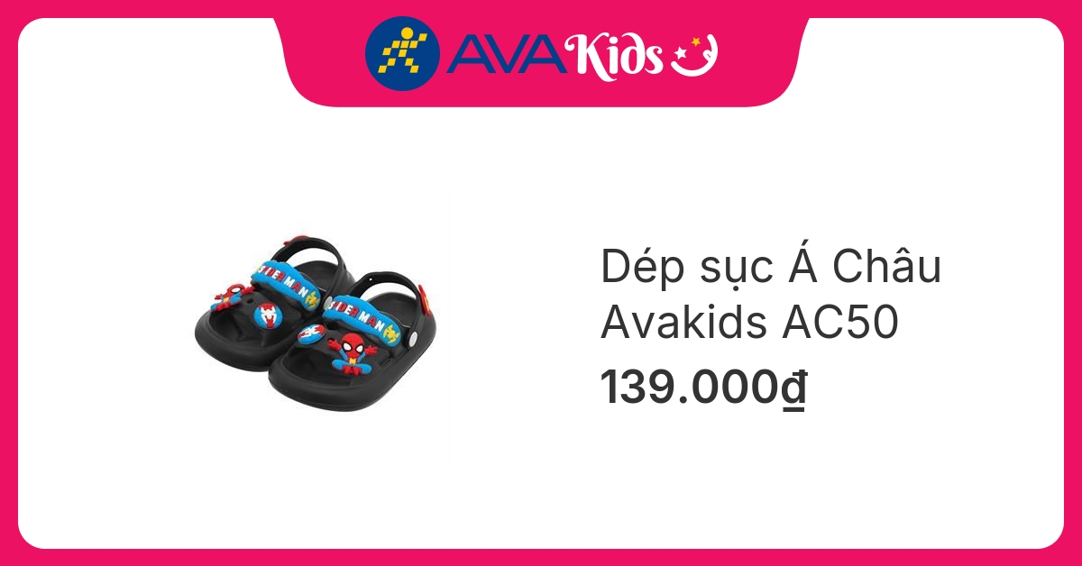 Dép sục cho bé Á Châu Avakids AC50
