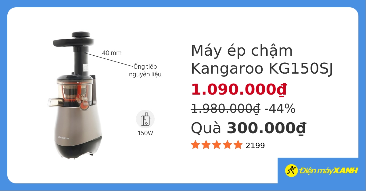 Máy ép chậm Kangaroo KG150SJ hover