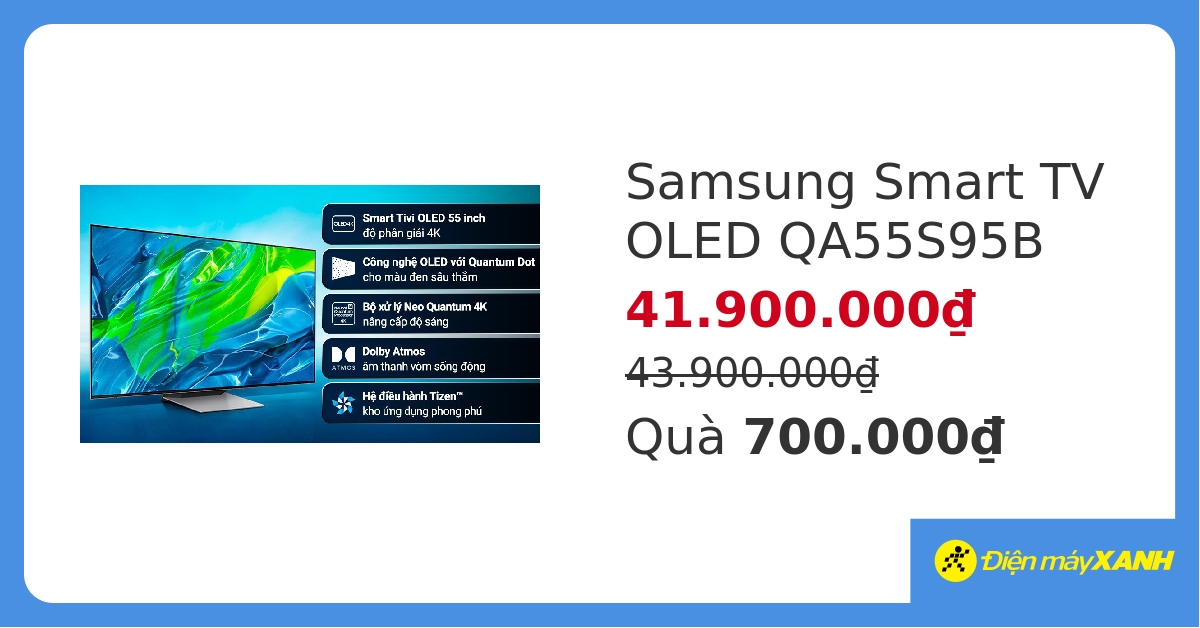 Smart Tivi OLED Samsung 4K 55 inch QA55S95B&298393 hover