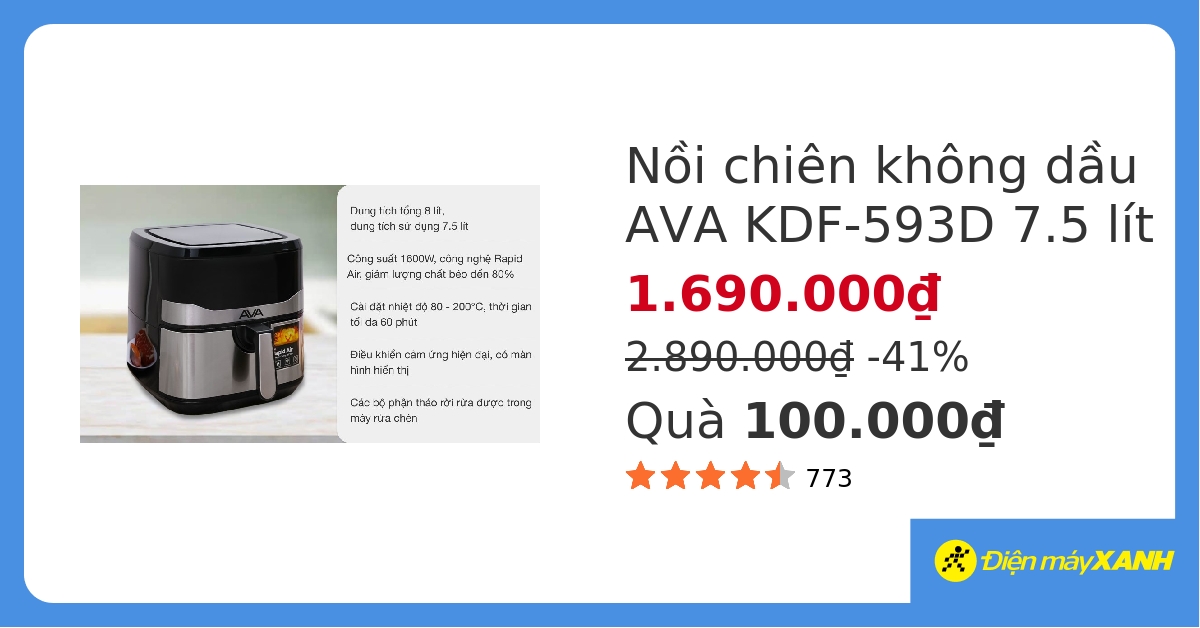 Cần làm gì để nồi chiên không dầu 8 lít hoạt động hiệu quả và bền bỉ?