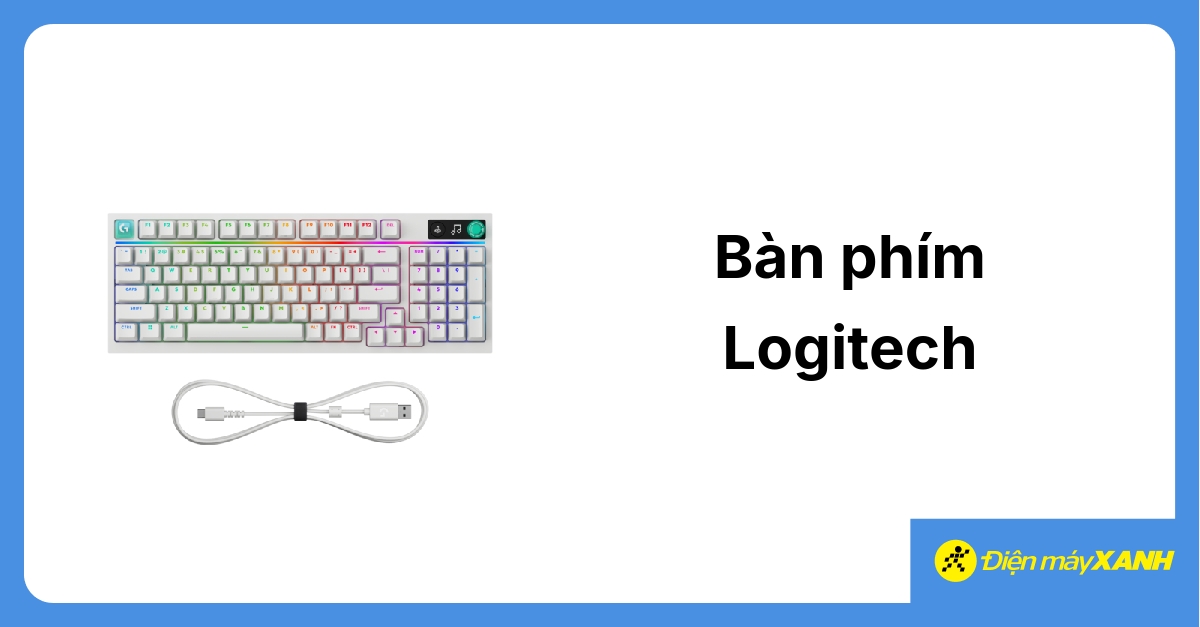 Bàn phím Logitech Loại bàn phím Bàn phím cơ giá tốt, góp 0%
