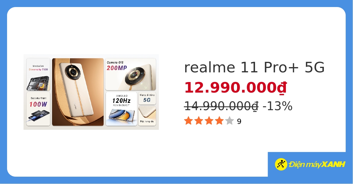 Điện thoại realme 11 Pro+ 5G hover