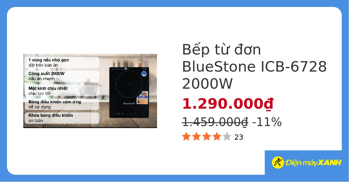 Có những loại nồi, chảo nào phù hợp khi sử dụng với bếp từ BlueStone ICB-6728?
