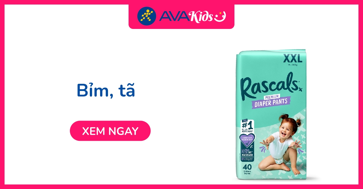 Bỉm tã RASCALS cho bé 13-16kg cao cấp, giá tốt 06/2026 - AVAKids.com