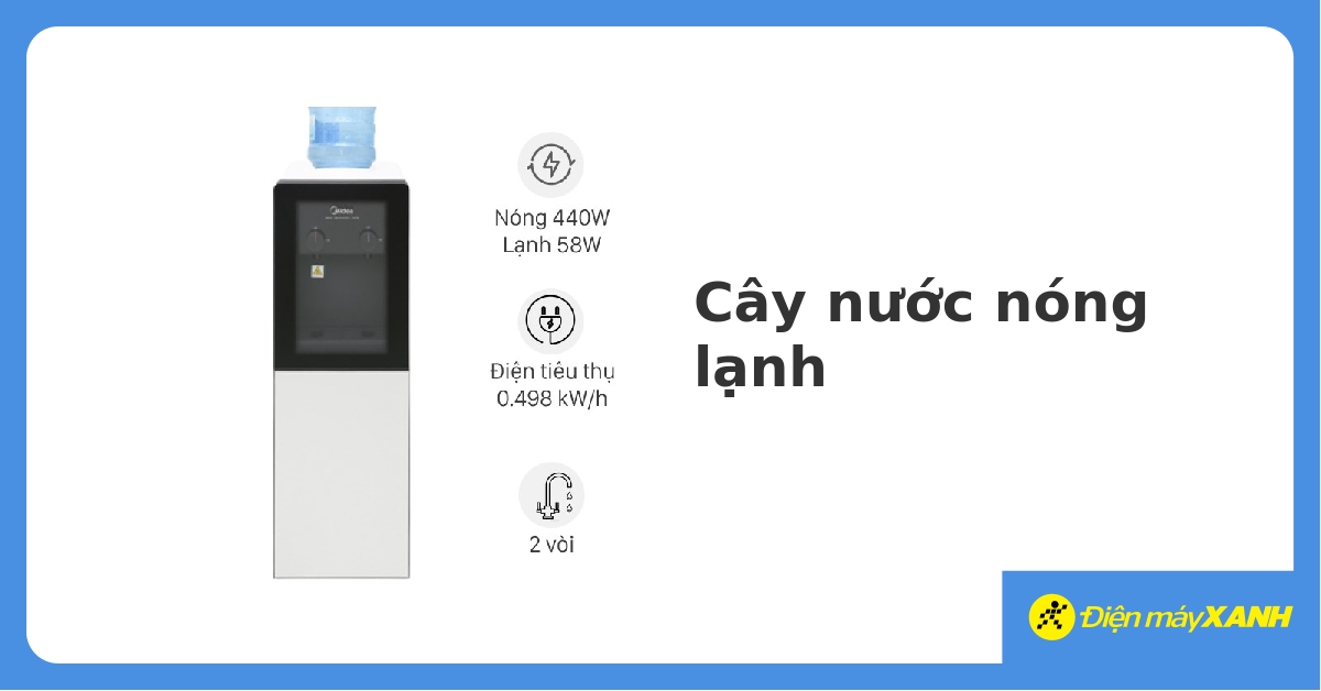 Có những loại bình nước uống nóng lạnh nào phổ biến trên thị trường hiện nay?