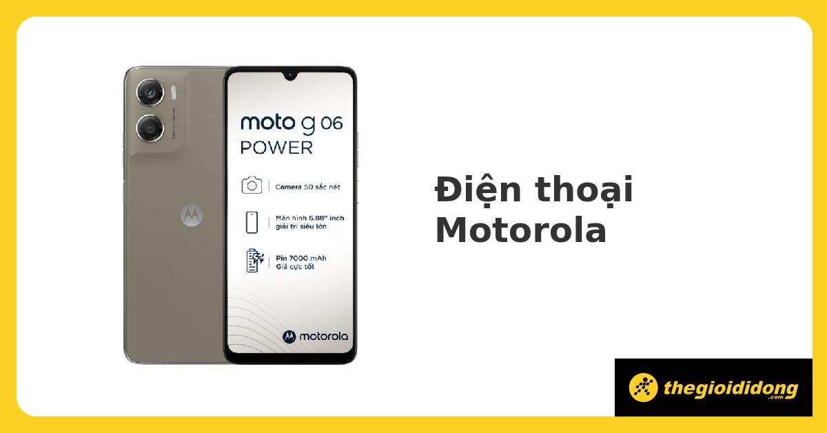 Điện thoại Motorola giá tốt, camera chuẩn màu Pantone  - 11/2025
