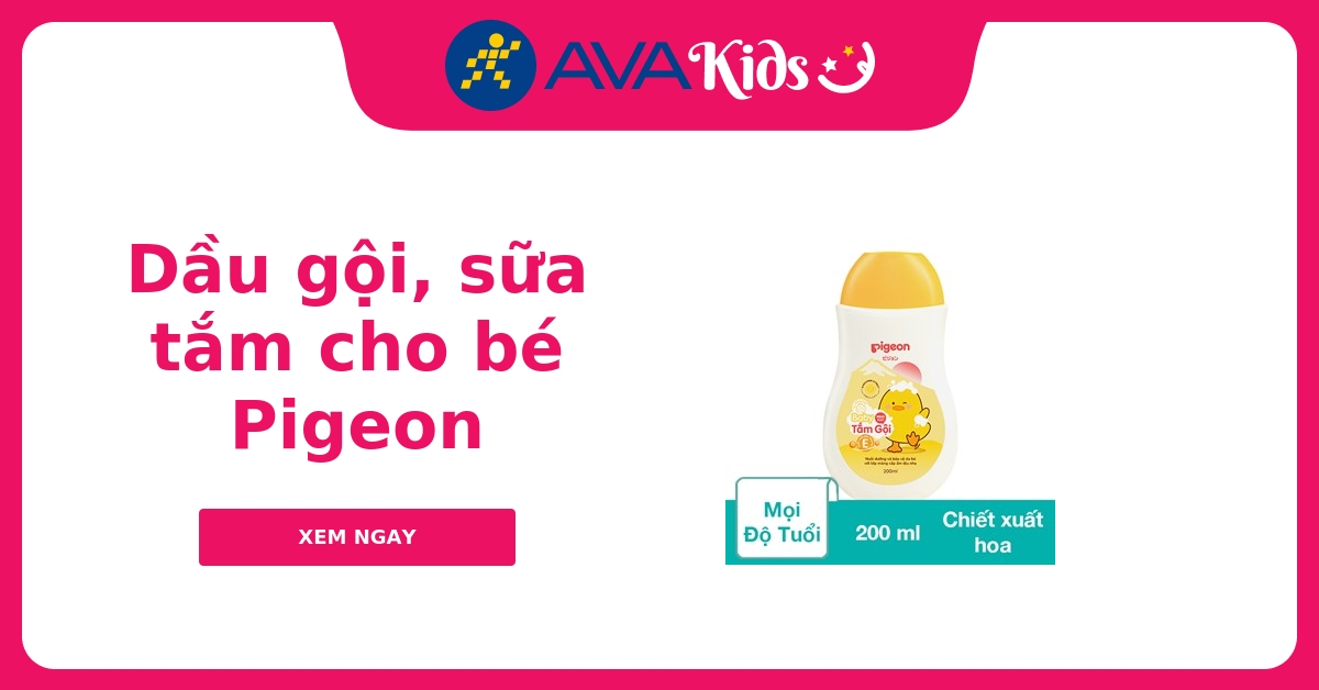 6 sản phẩm Dầu gội, sữa tắm cho bé tắm và gội