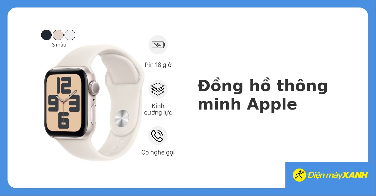 Mua đồng hồ thông minh Apple Watch trả góp 0%, chính hãng 05/2023 - DienmayXANH.com