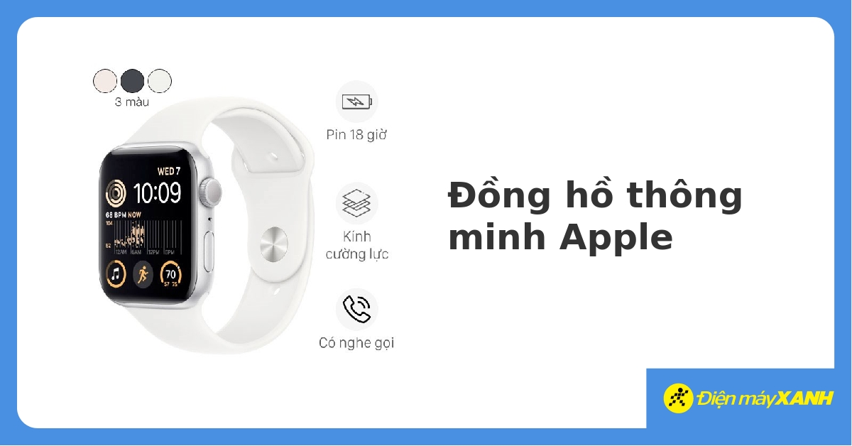 Đồng hồ thông minh Apple Watch chính hãng - Trả góp 0% 04/2023 - DienmayXANH.com