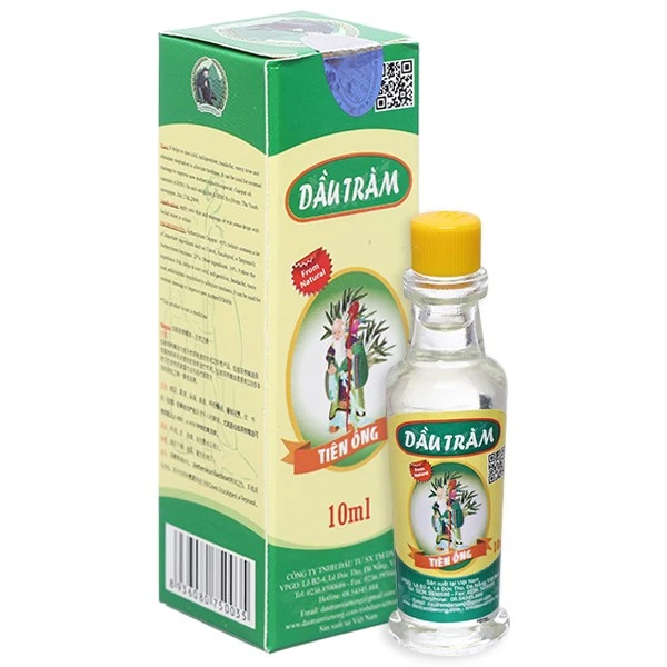 Dầu tràm Tiên Ông làm dịu da, giữ ấm cơ thể