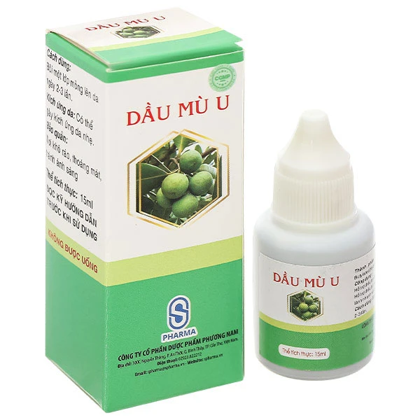 Dầu mù u SPharma làm dịu da, lành nhanh vết bỏng