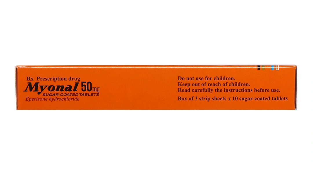 Myonal 50mg cải thiện các triệu chứng tăng trương lực cơ (3 vỉ x 10 viên) - 4