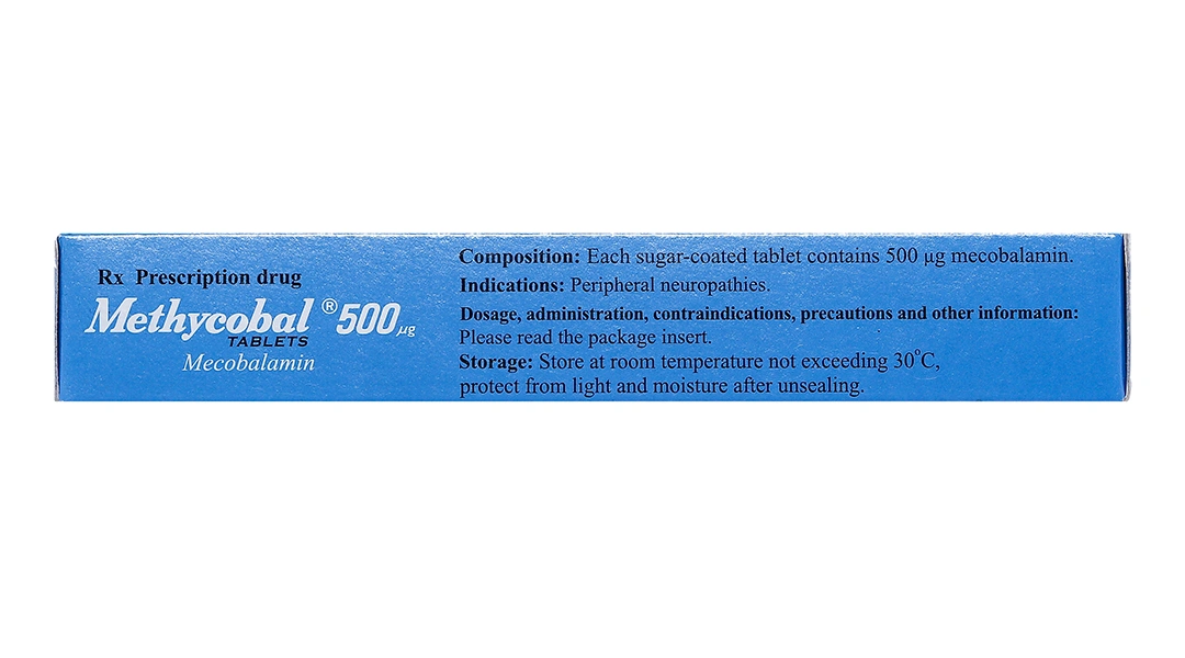 Methycobal 500mcg trị bệnh lý thần kinh ngoại biên (3 vỉ x 10 viên) - 3