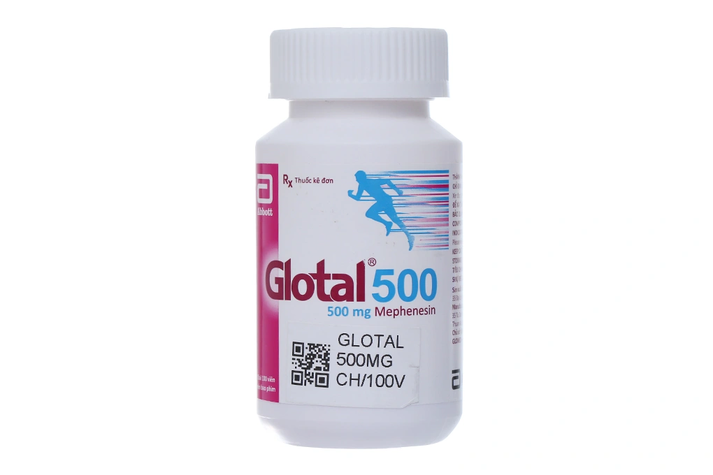 Glotal 500 giãn cơ, trị đau do co cứng cơ chai 100 viên - 3