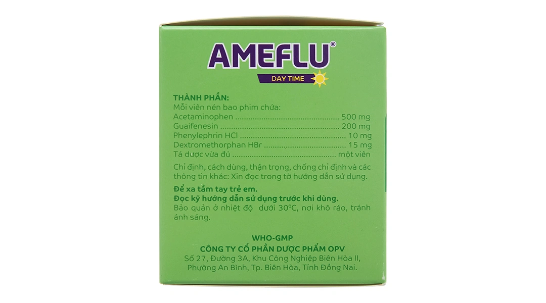 Ameflu Daytime giảm các triệu chứng cảm cúm, cảm lạnh (10 vỉ x 10 viên) - 4