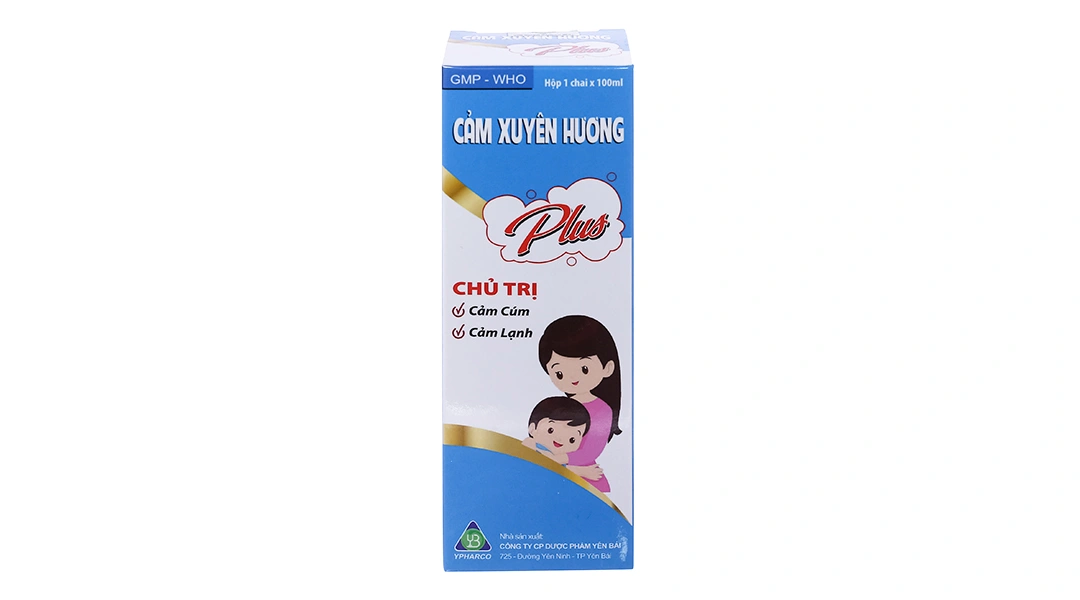 Siro Cảm Xuyên Hương Plus trị cảm cúm, cảm lạnh chai 100ml - 1
