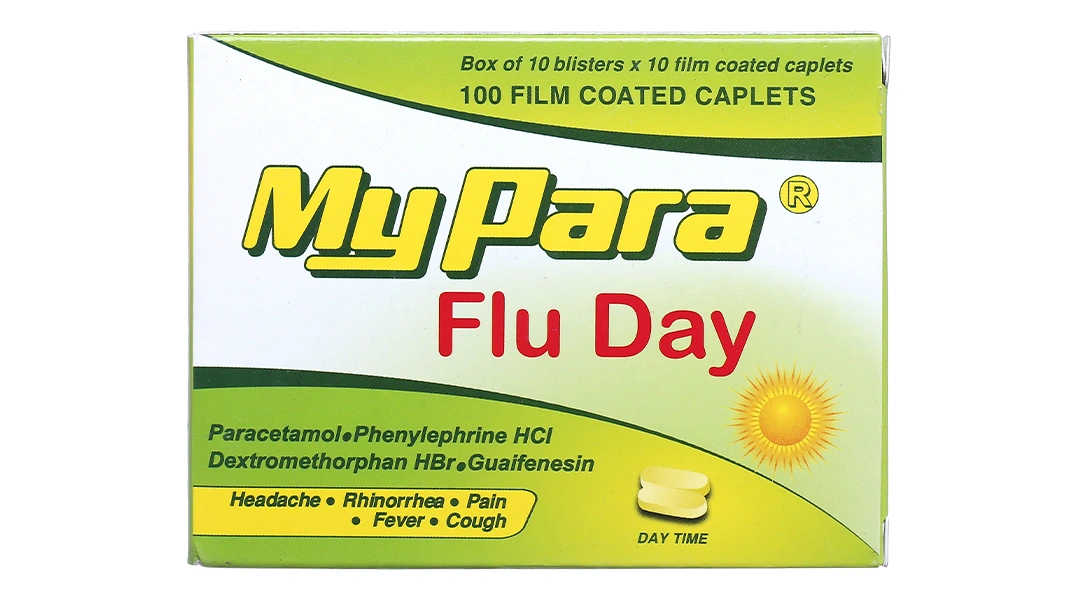 MyPara Flu Day trị các triệu chứng cảm cúm (10 vỉ x 10 viên) - 1