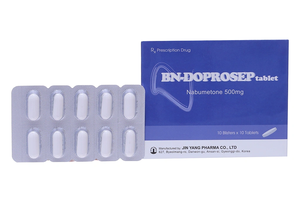 BN-Doprosep Tablet 500mg trị viêm xương khớp (10 vỉ x 10 viên) - 