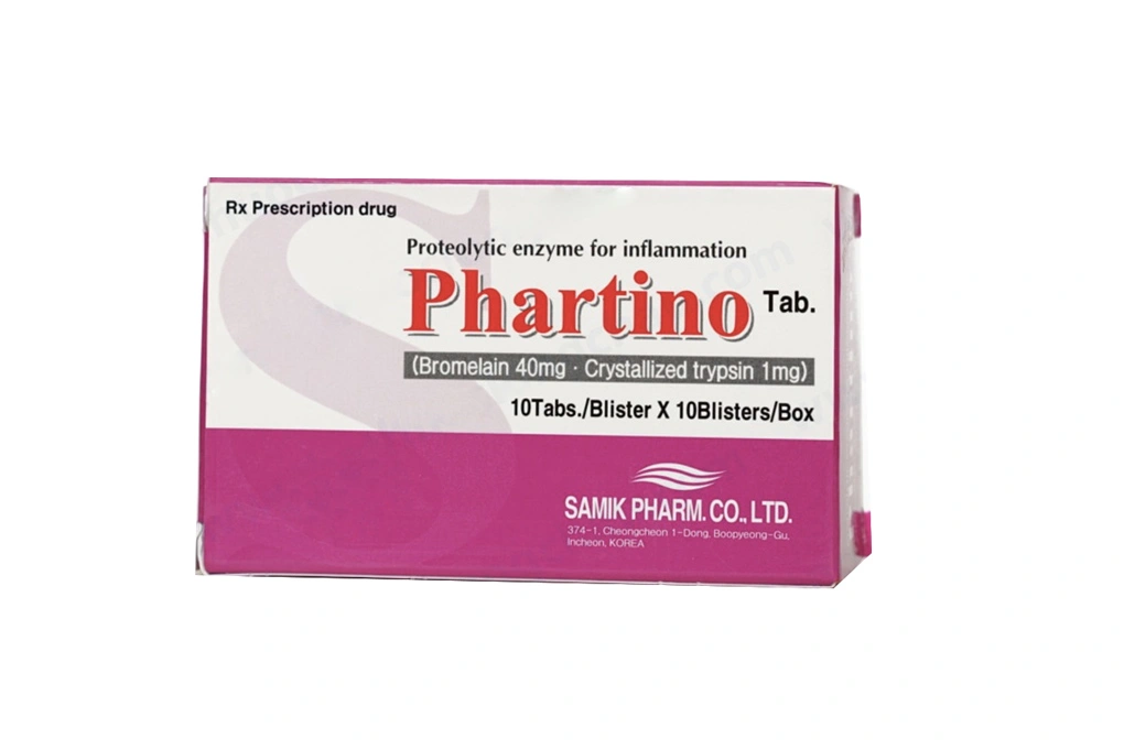 Phartino giảm phù nề (10 vỉ x 10 viên) - 