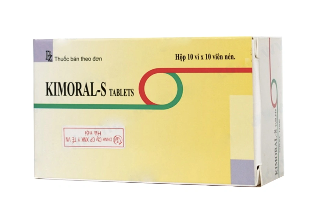Kimoral-S Tablets giảm phù nề (10 vỉ x 10 viên) - 