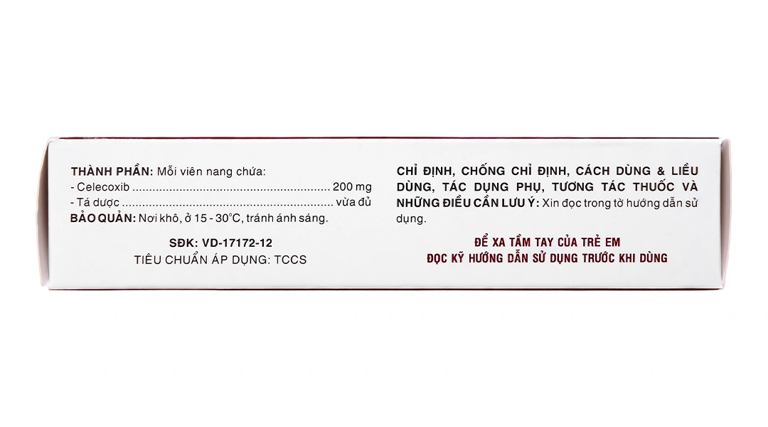 Celecoxib Domesco 200mg trị chứng thoái hóa khớp, viêm khớp dạng thấp (3 vỉ x 10 viên) - 2