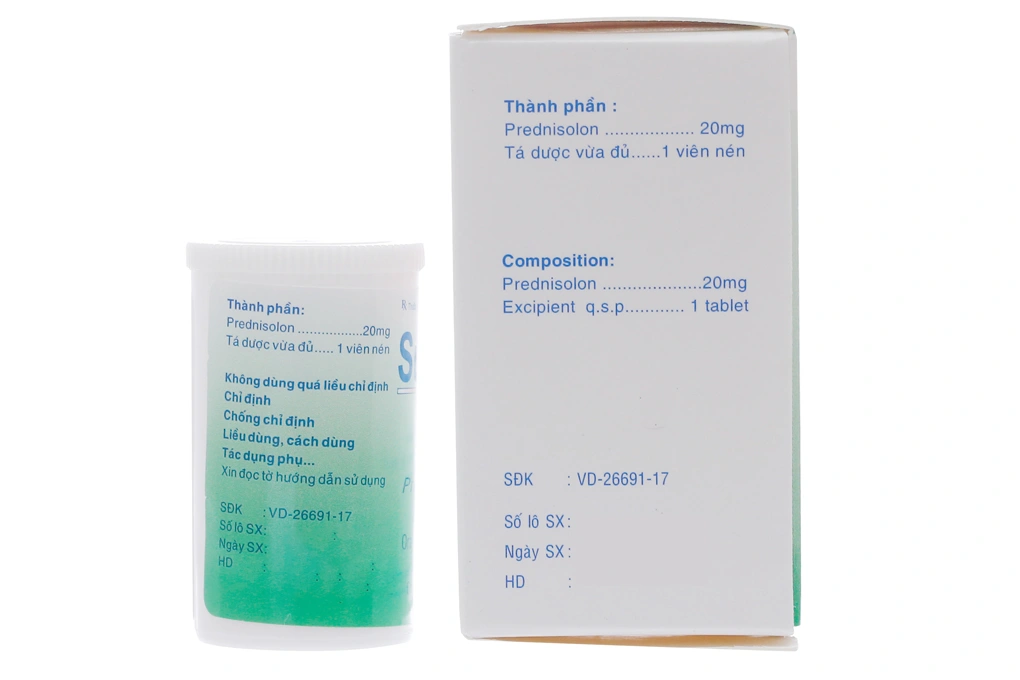 Sunapred 20mg thuốc kháng viêm chai 30 viên - 1