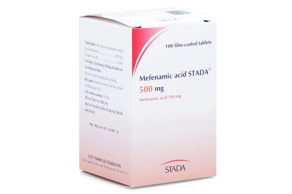 Mefenamic Acid Stella 500mg trị cơn đau nhẹ đến trung bình chai 100 viên - 
