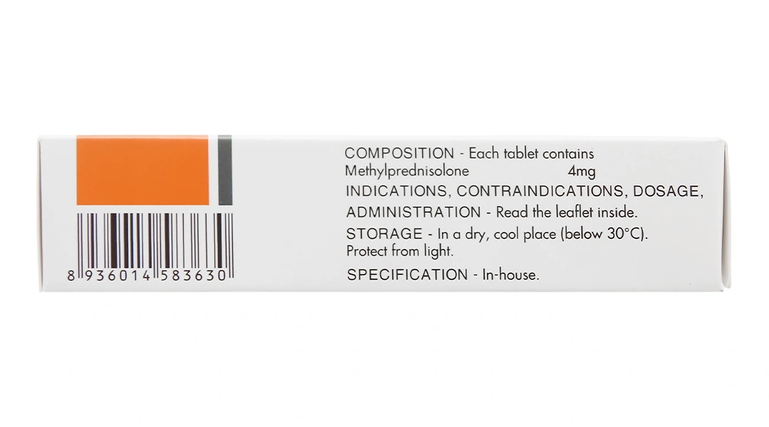 Menison 4mg trị các bệnh liên quan đến viêm khớp dạng thấp, dị ứng (3 vỉ x 10 viên) - 3