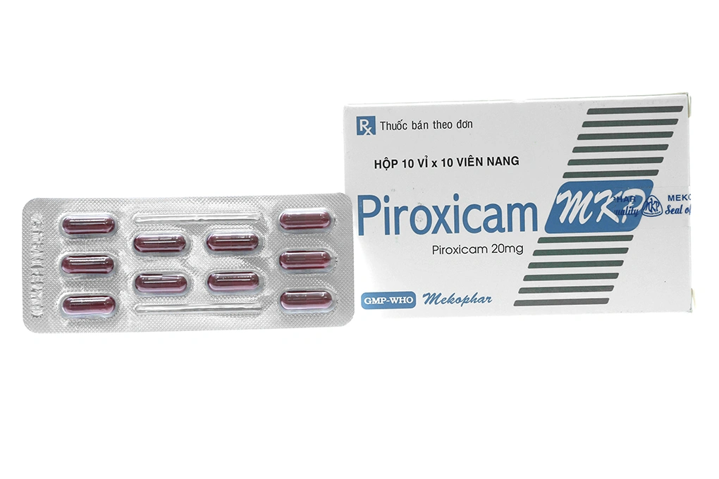 Piroxicam MKP 20mg giảm đau, kháng viêm xương khớp (10 vỉ x 10 viên) - 