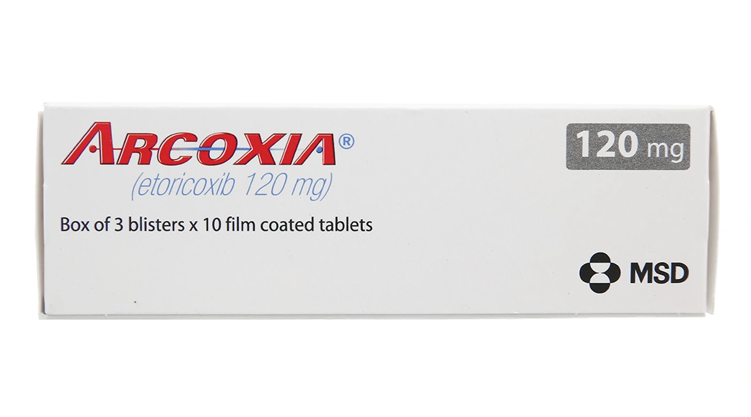 Arcoxia 120mg trị thoái hóa khớp, viêm khớp dạng thấp (3 vỉ x 10 viên) - 7