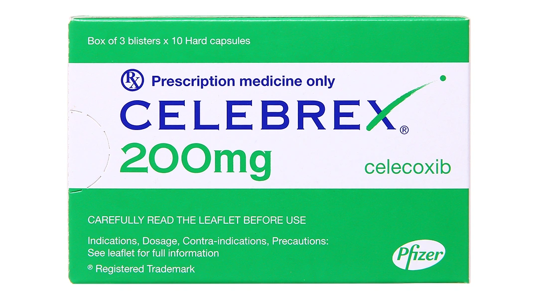 Celebrex 200mg giảm đau, kháng viêm xương khớp (3 vỉ x 10 viên) - 11