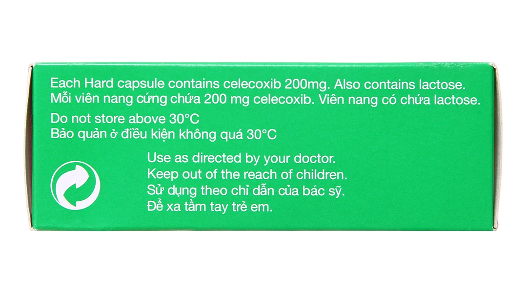 Celebrex 200mg giảm đau, kháng viêm xương khớp (3 vỉ x 10 viên) - 12