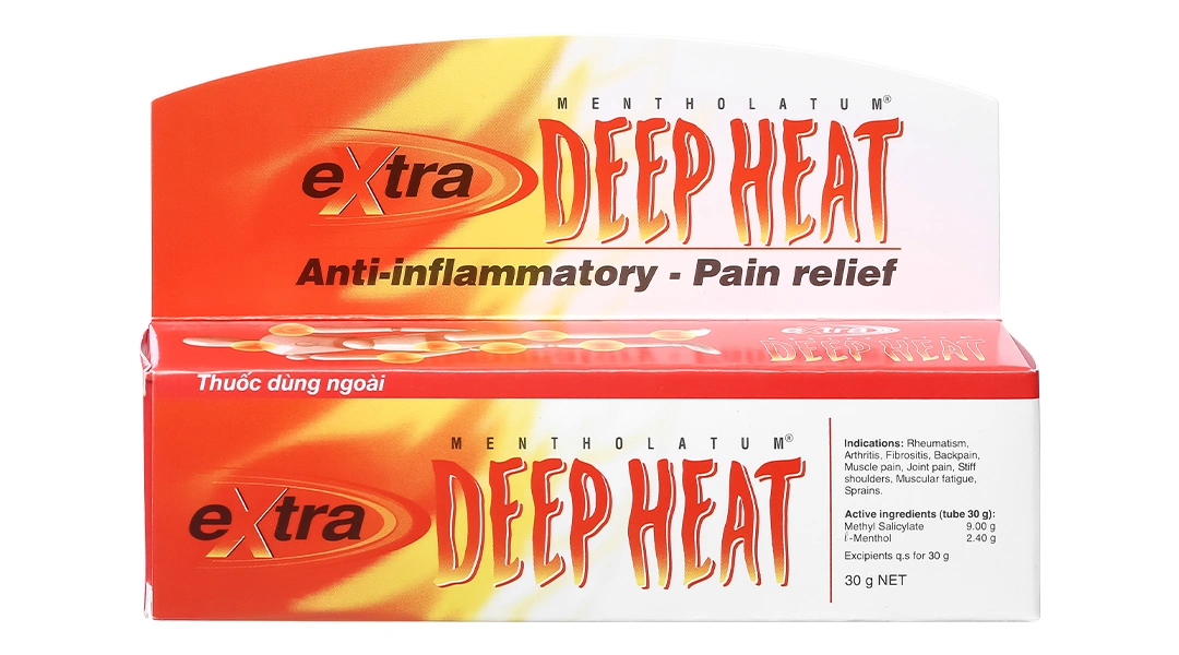 Kem bôi Extra Deep Heat trị đau do thấp khớp, viêm khớp tuýp 30g - 1