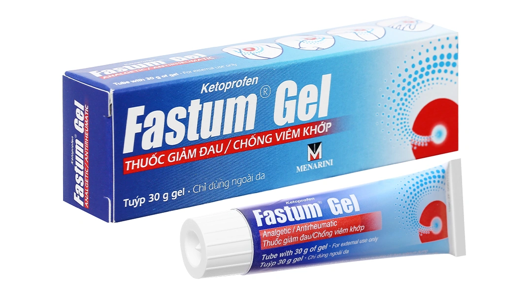Fastum Gel 2.5% giảm đau, kháng viêm xương khớp tuýp 30g - 