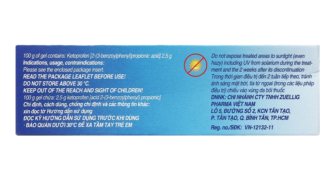Fastum Gel 2.5% giảm đau, kháng viêm xương khớp tuýp 30g - 2
