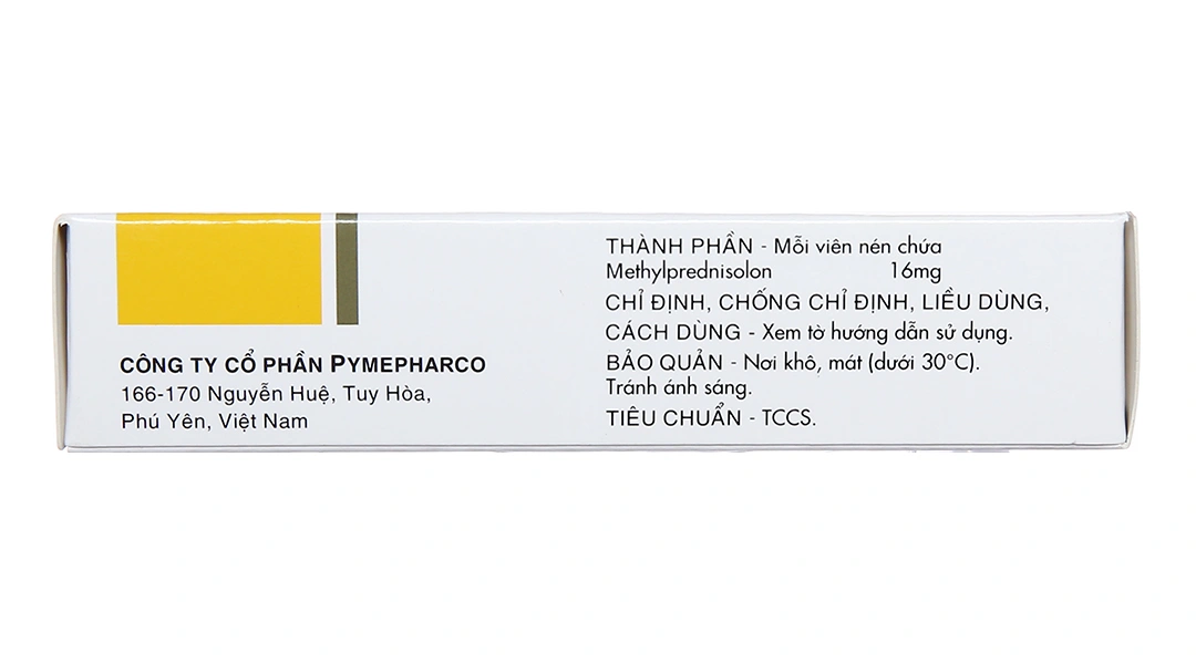 Menison 16mg thuốc kháng viêm, ức chế miễn dịch (3 vỉ x 10 viên) - 2