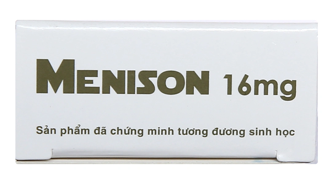 Menison 16mg thuốc kháng viêm, ức chế miễn dịch (3 vỉ x 10 viên) - 4