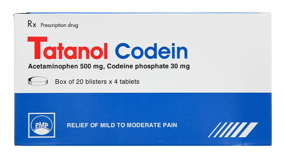 Tatanol Codein trị các cơn đau trong đau thắt lưng, đau đầu (20 vỉ x 4 viên) - 1