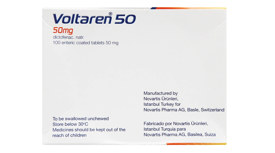 Voltaren 50mg giảm đau, kháng viêm xương khớp (10 vỉ x 10 viên) - 3