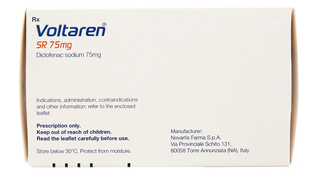 Voltaren SR 75mg giảm đau, kháng viêm xương khớp (10 vỉ x 10 viên) - 3
