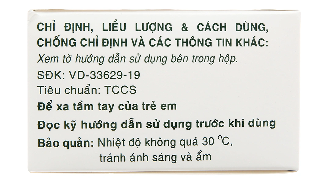 Alphachymotrypsin Mebiphar 4200 IU trị phù nề sau chấn thương (20 vỉ x 10 viên) - 2