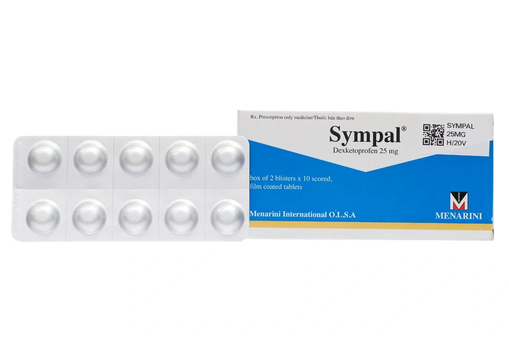 Sympal 25mg giảm đau, kháng viêm xương khớp (2 vỉ x 10 viên) - 