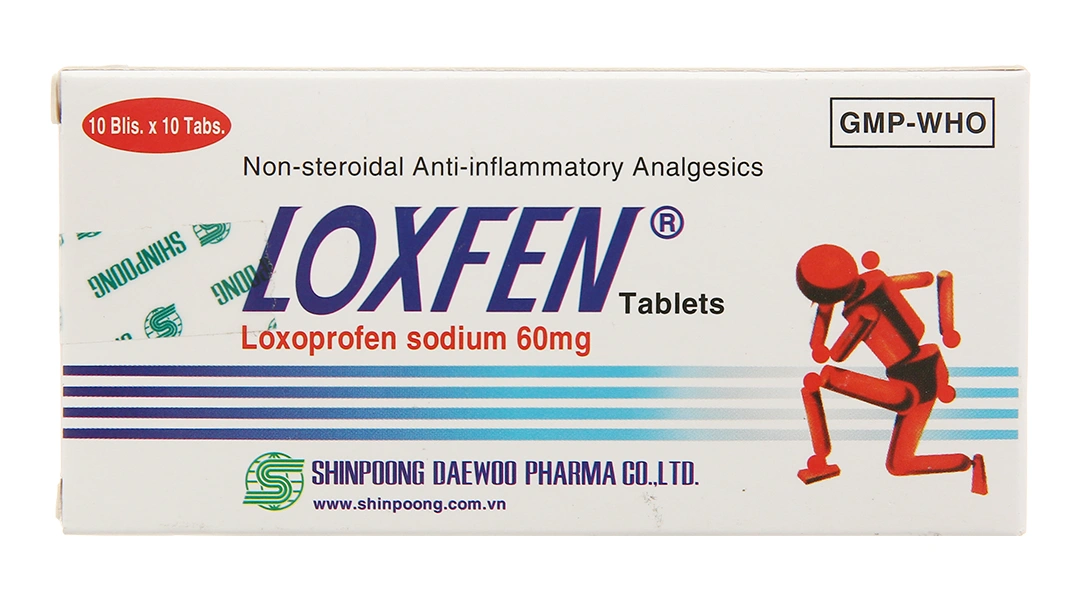 Loxfen 60mg giảm đau, kháng viêm xương khớp (10 vỉ x 10 viên) - 1